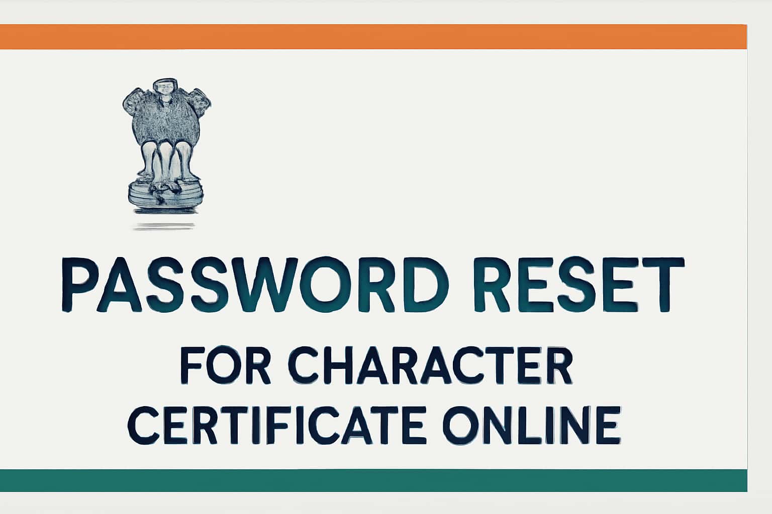 Password Reset for Character Certificate Online