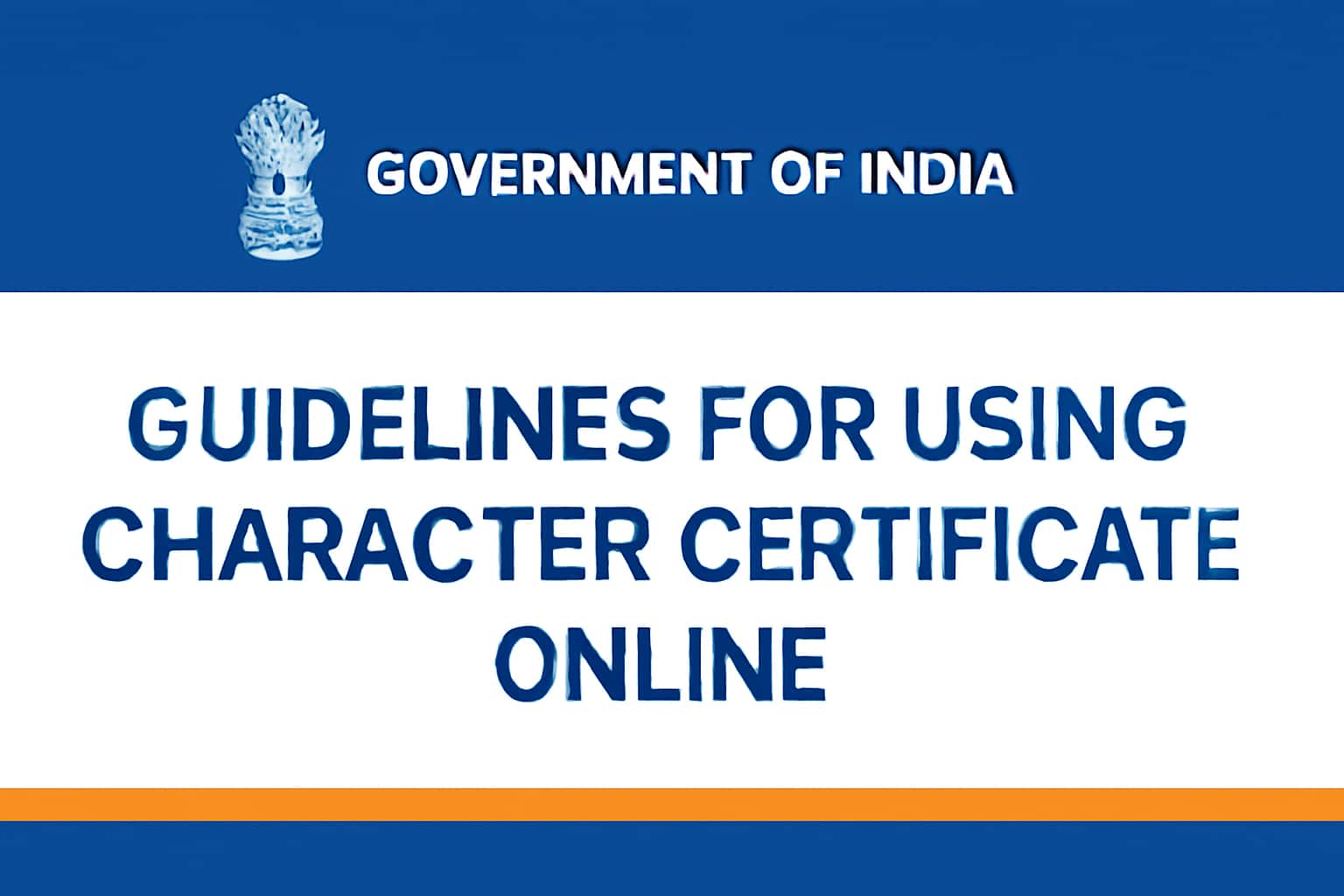 Guidelines for Using Character Certificate Online