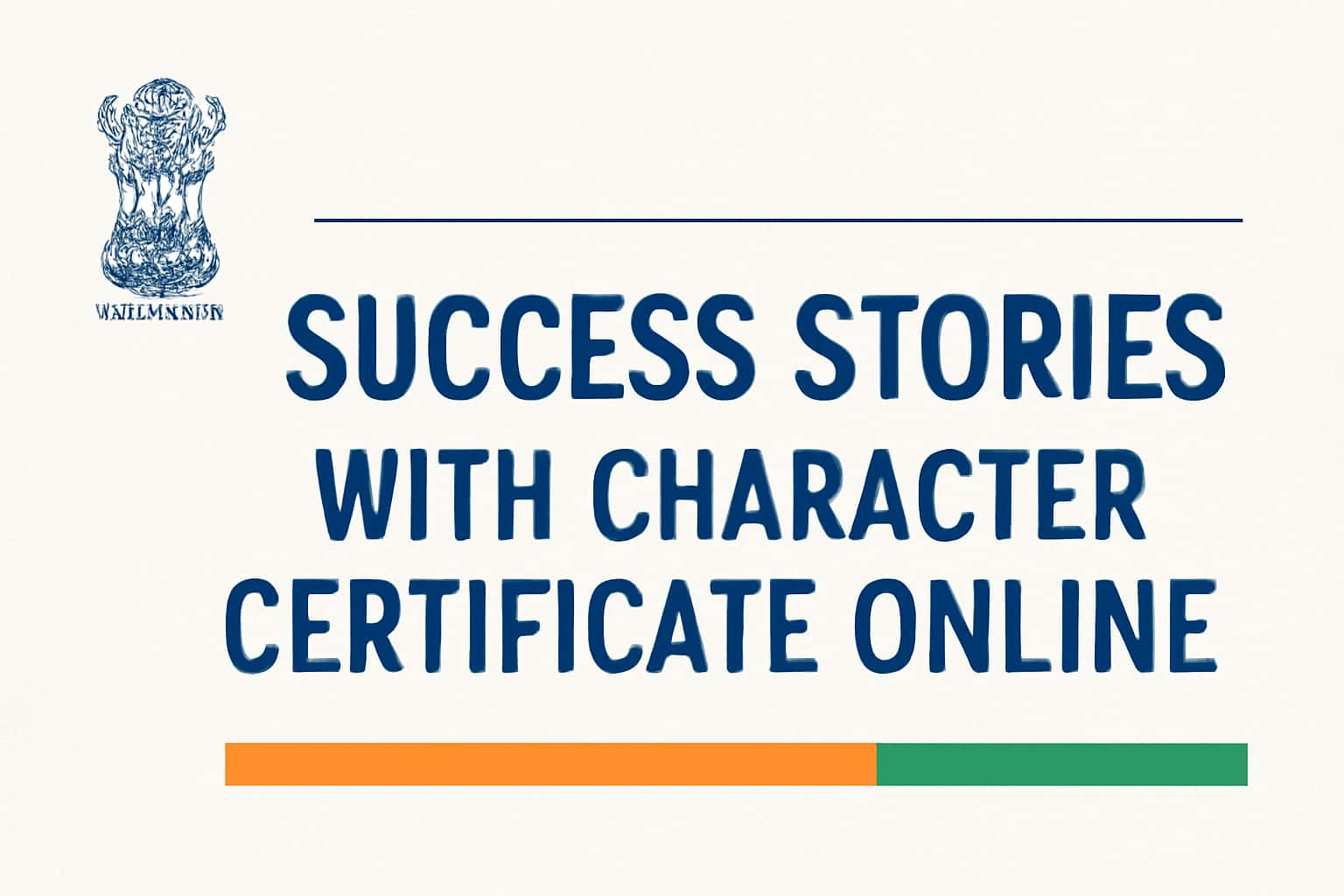 Success Stories with Character Certificate Online