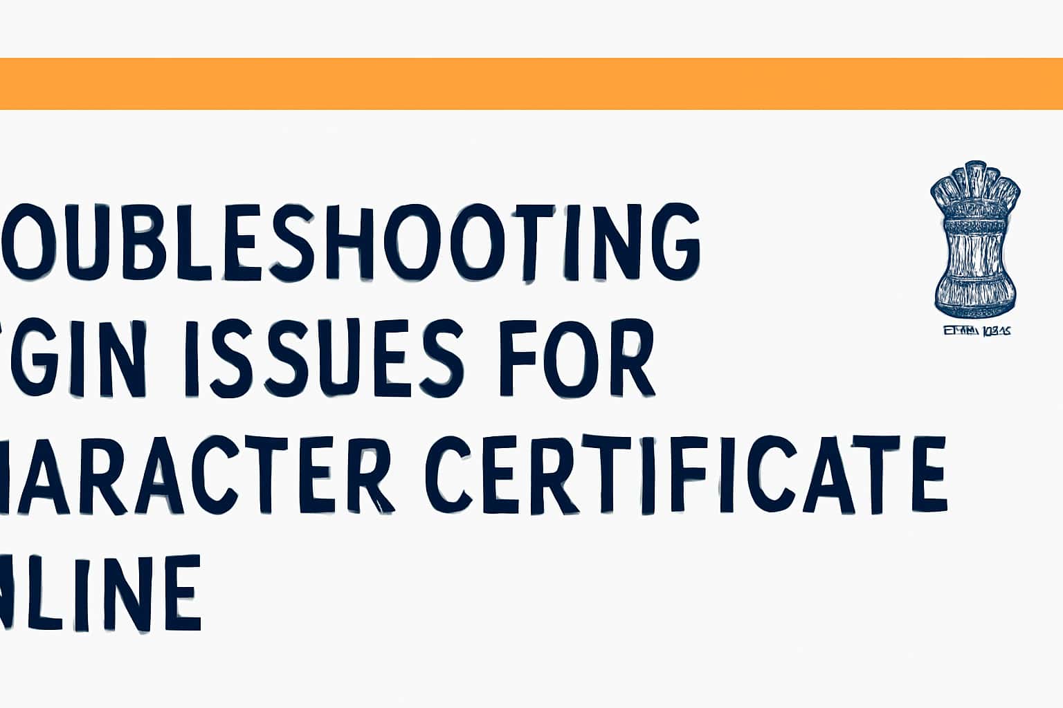 Troubleshooting Login Issues for Character Certificate Online